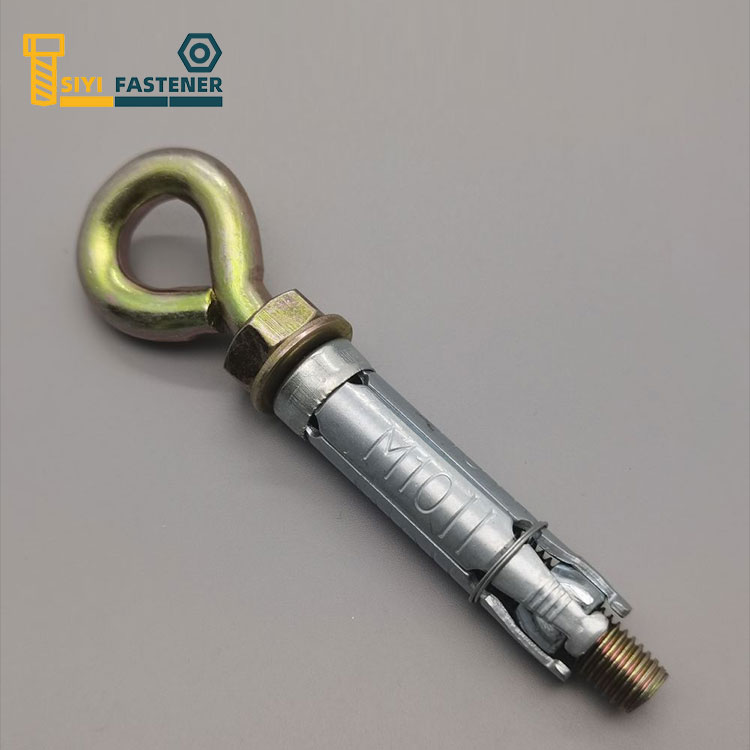 Âncora de manga reforçada de aço carbono com gancho O